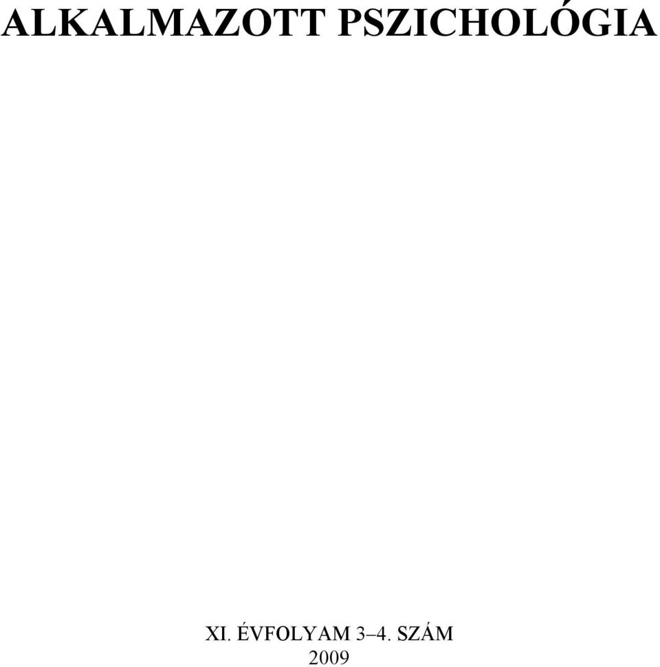 SZÁM (2004) 1 ALKALMAZOTT