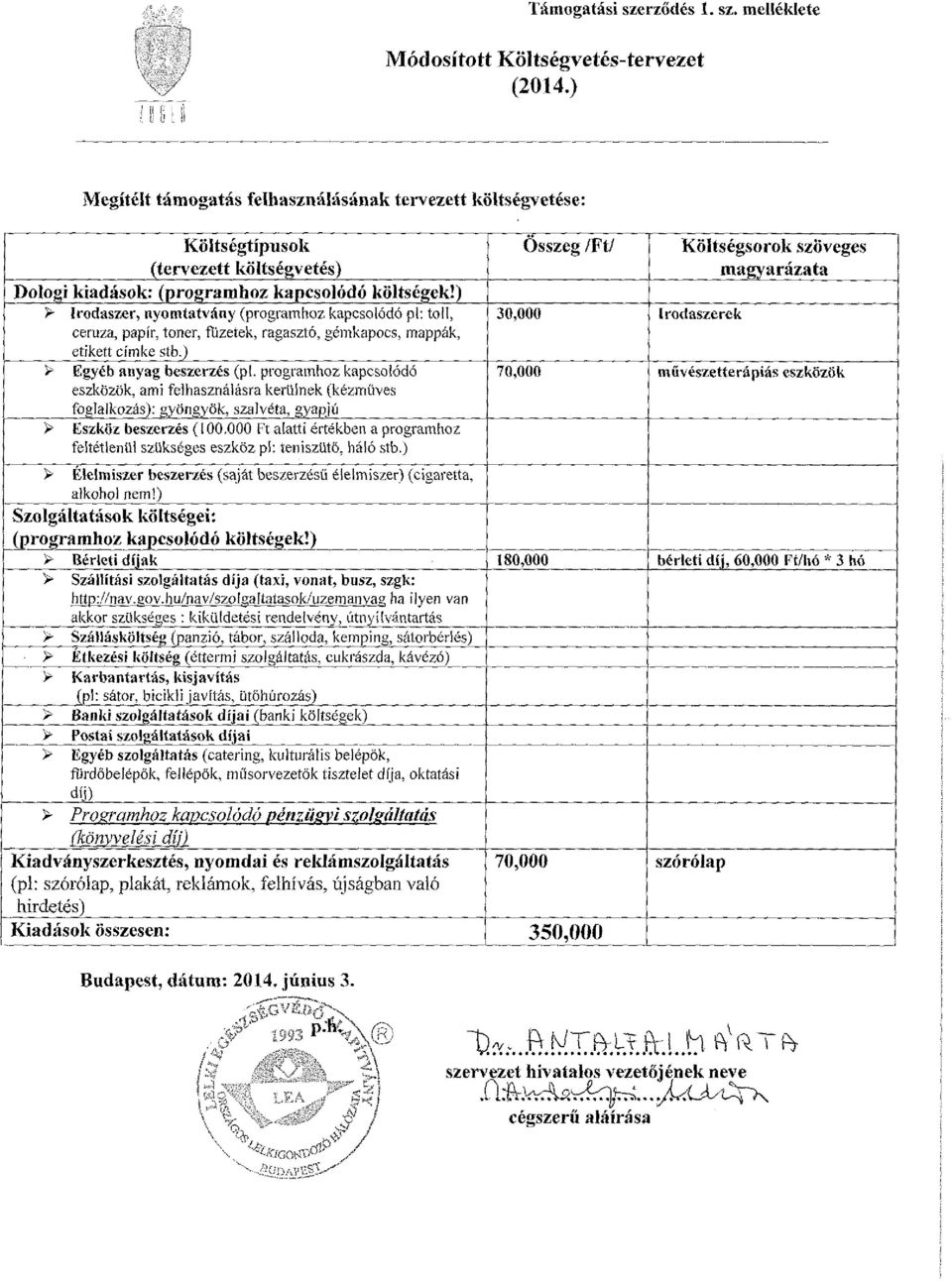 ) > Irodaszer, nyomtatvány (programhoz kapcsolódó pl: toll, ceruza, papír, toner, füzetek, ragasztó, gémkapocs, mappák, etikett címke stb.) > Egyéb anyag beszerzés (pl.