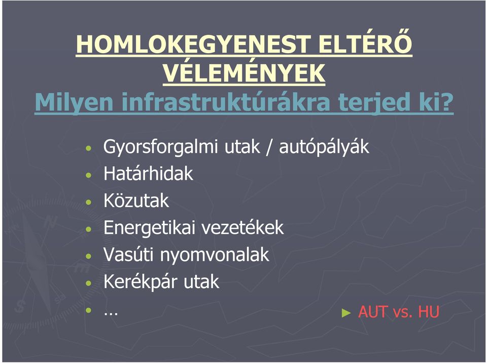Gyorsforgalmi utak / autópályák Határhidak