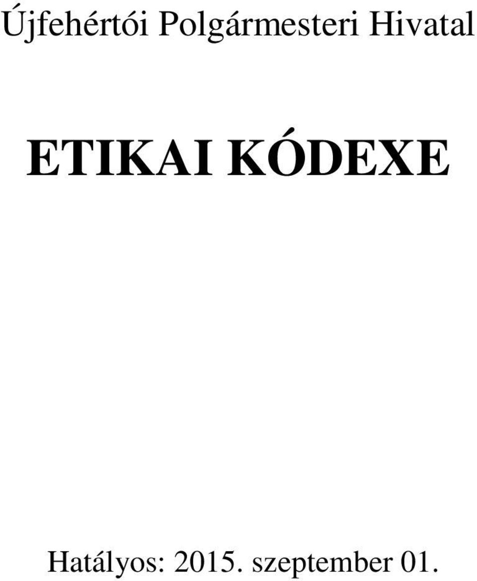 Hivatal ETIKAI