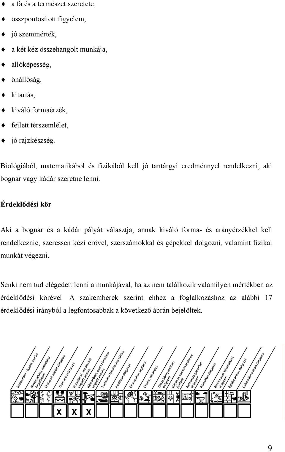 Érdeklődési kör Aki a bognár és a kádár pályát választja, annak kiváló forma- és arányérzékkel kell rendelkeznie, szeressen kézi erővel, szerszámokkal és gépekkel dolgozni, valamint fizikai