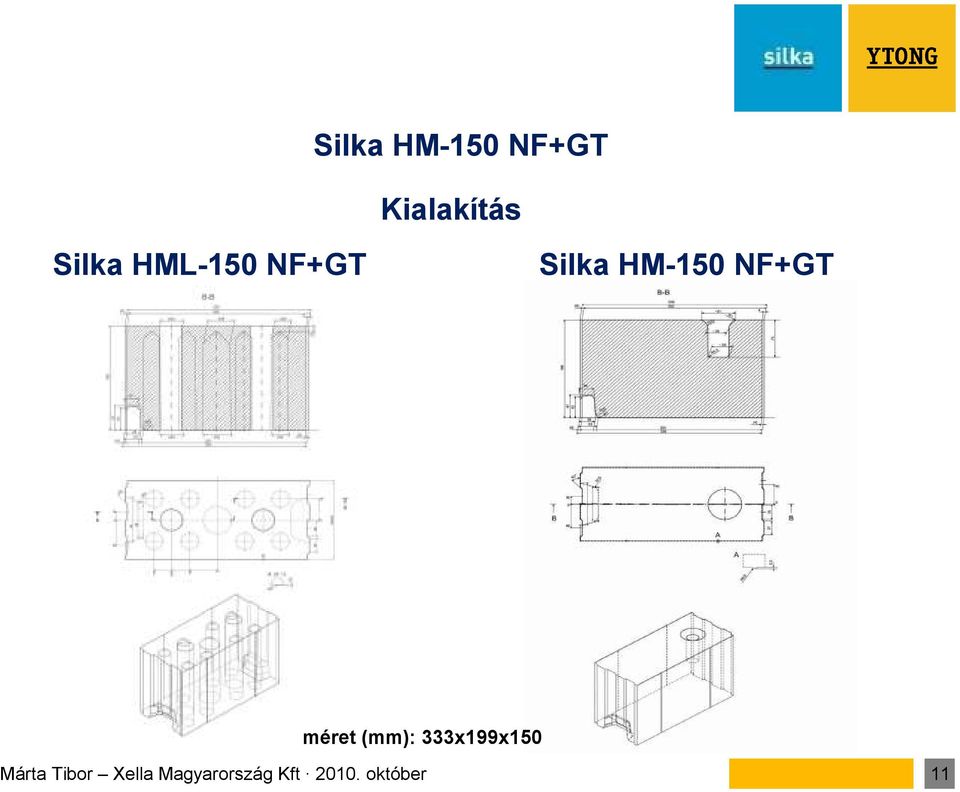 HML-150 NF+GT  méret
