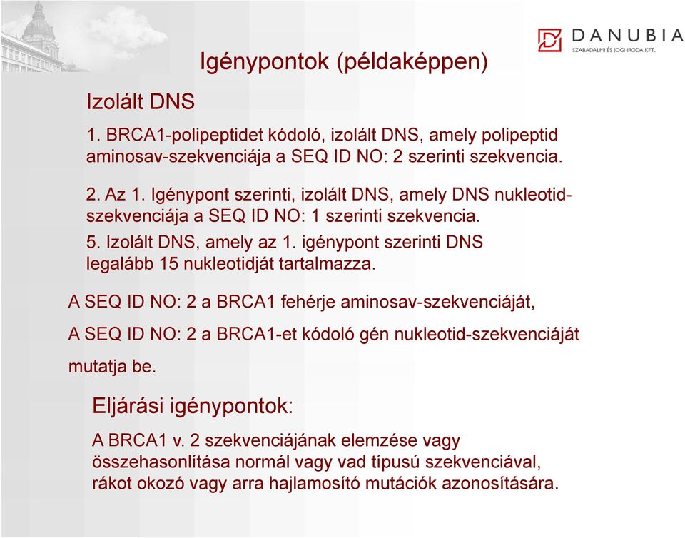 igénypont szerinti DNS legalább 15 nukleotidját tartalmazza.