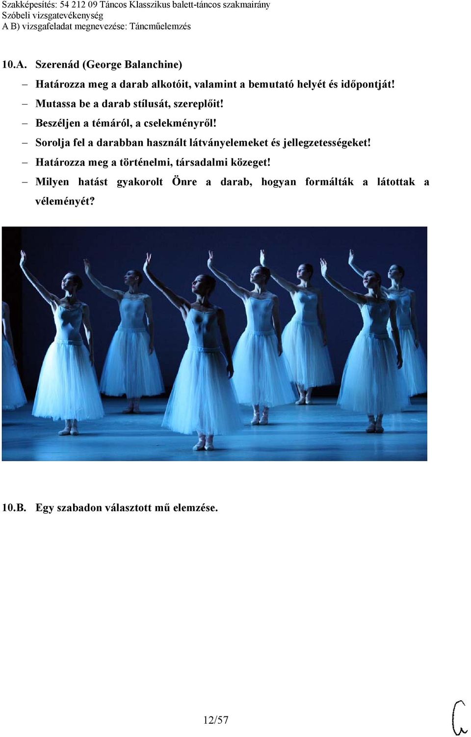 10.B. Egy szabadon