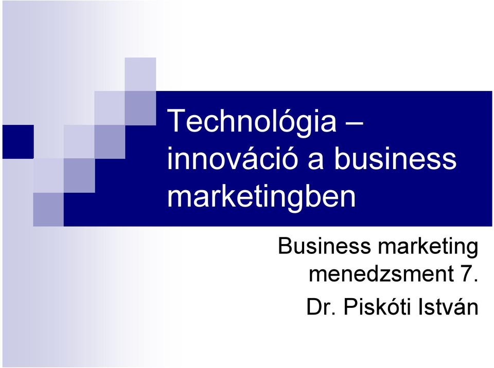 Business marketing