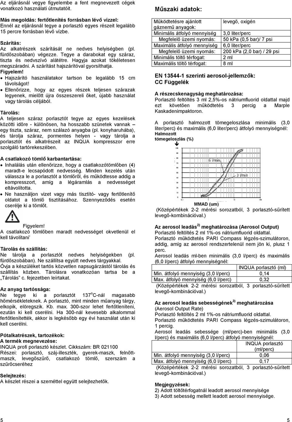 Szárítás: Az alkatrészek szárítását ne nedves helyiségben (pl. fürdőszbában) végezze. Tegye a darabkat egy száraz, tiszta és nedvszívó alátétre. Hagyja azkat tökéletesen megszáradni.