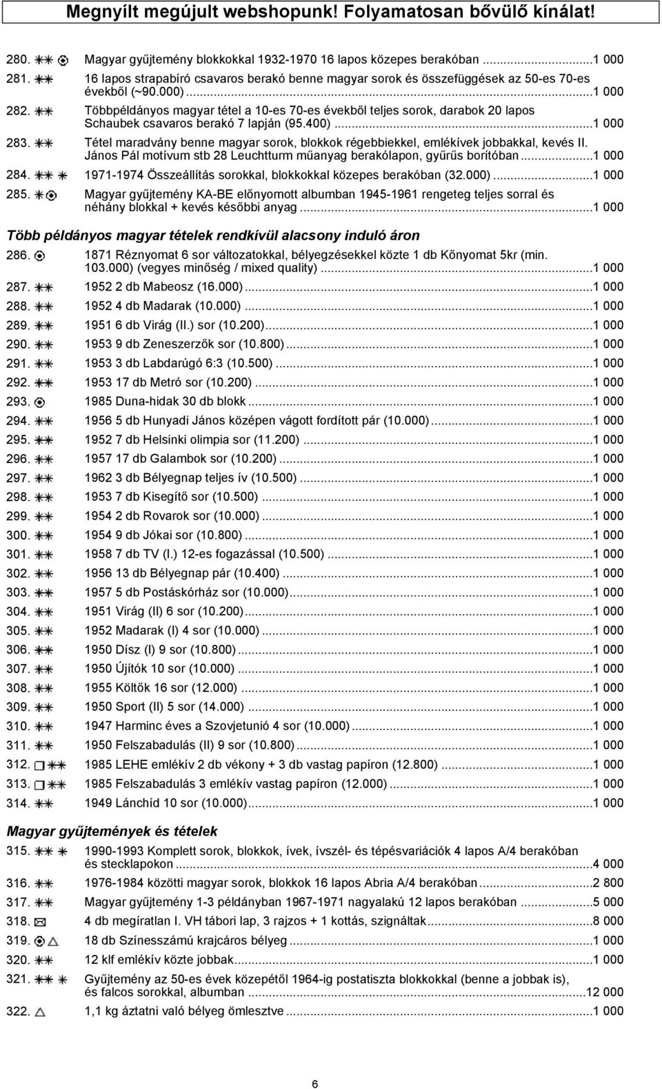 Többpéldányos magyar tétel a 10-es 70-es évekből teljes sorok, darabok 20 lapos Schaubek csavaros berakó 7 lapján (95.400)...1 000 283.