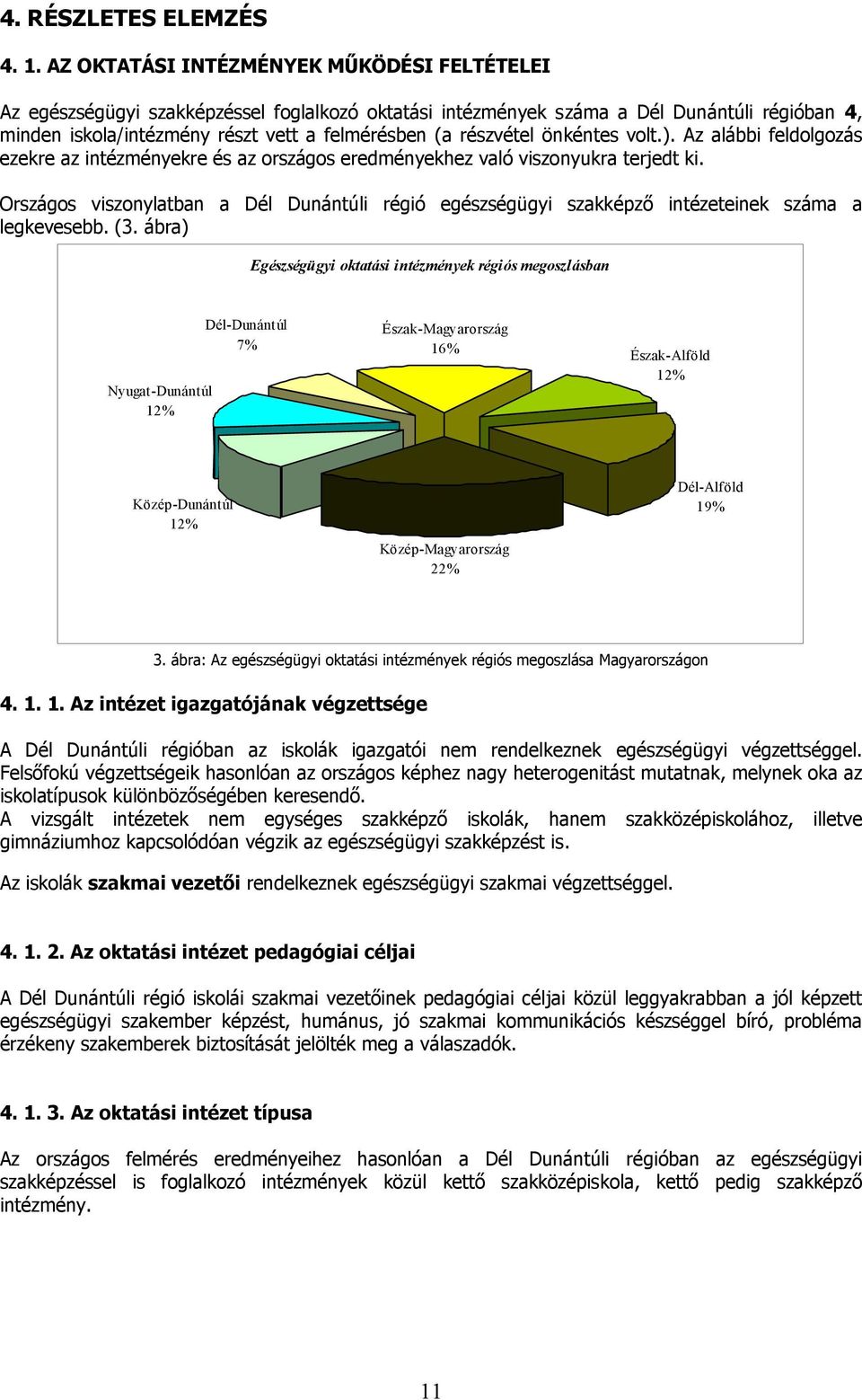 részvétel önkéntes volt.). Az alábbi feldolgozás ezekre az intézményekre és az országos eredményekhez való viszonyukra terjedt ki.