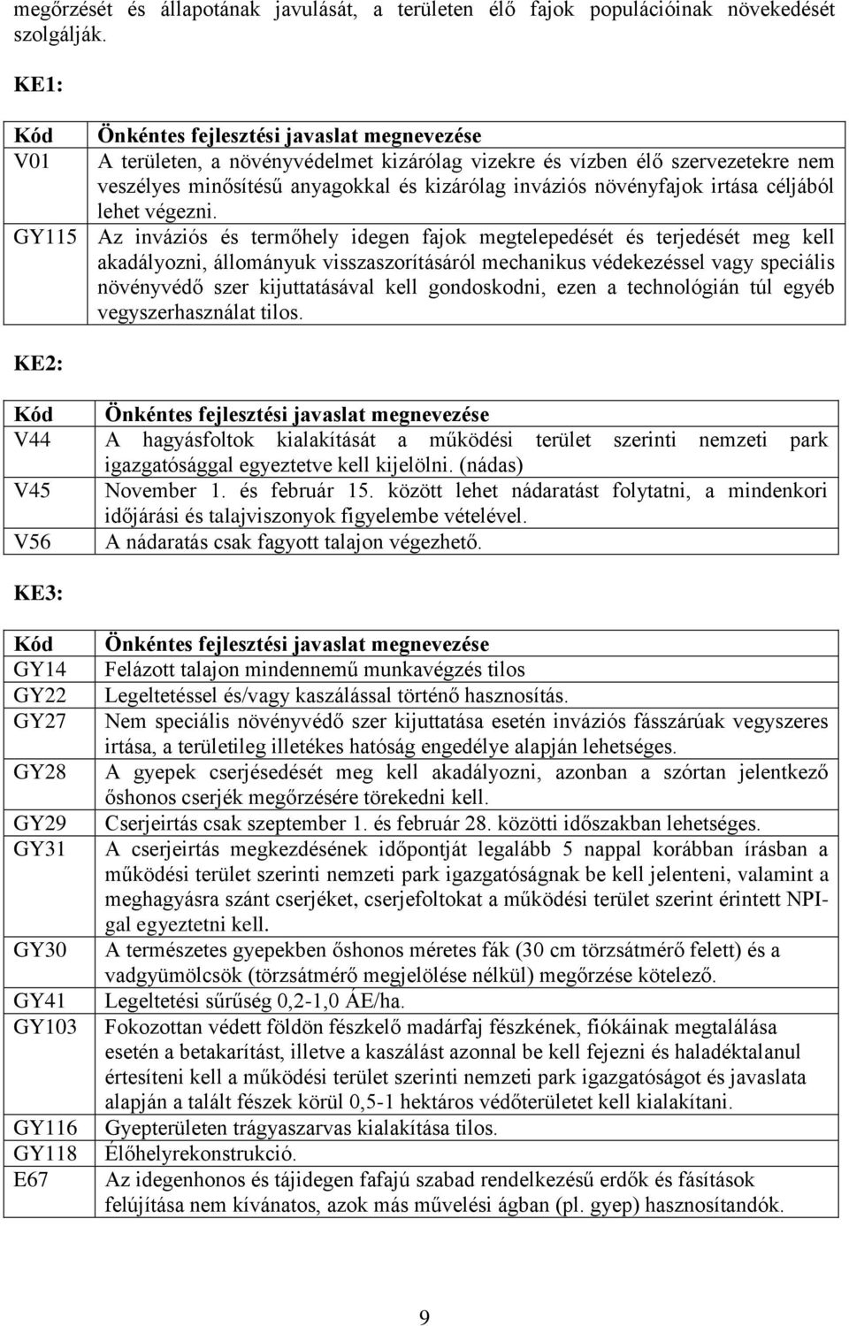 növényfajok irtása céljából lehet végezni.