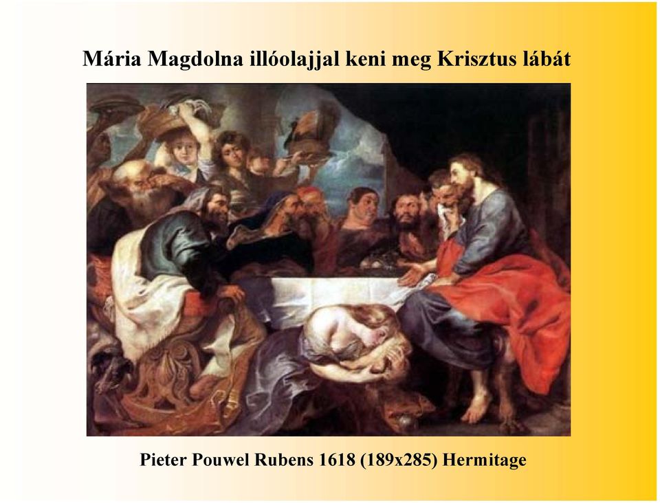 Krisztus lábát Pieter