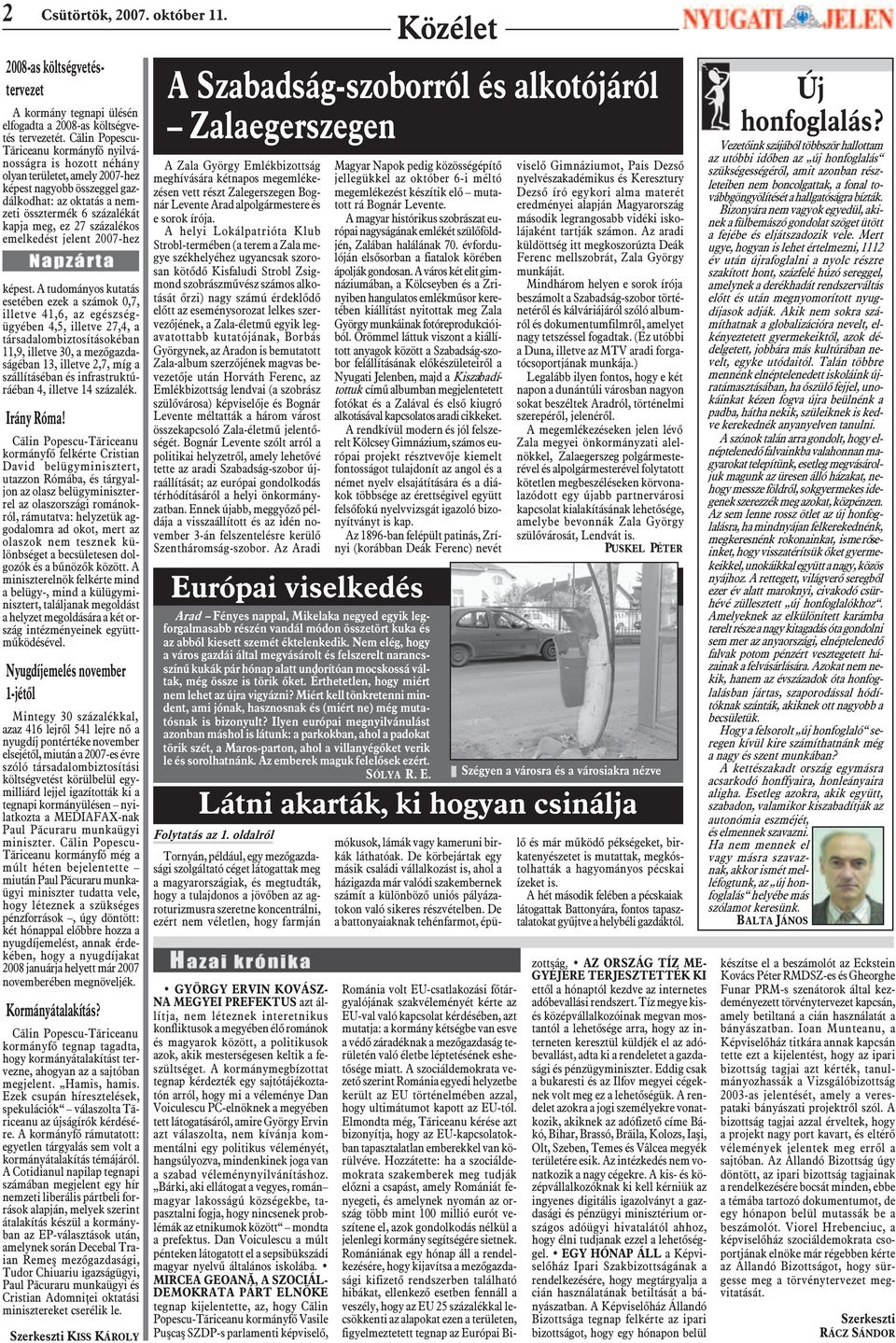 százalékos emelkedést jelent 2007-hez képest.