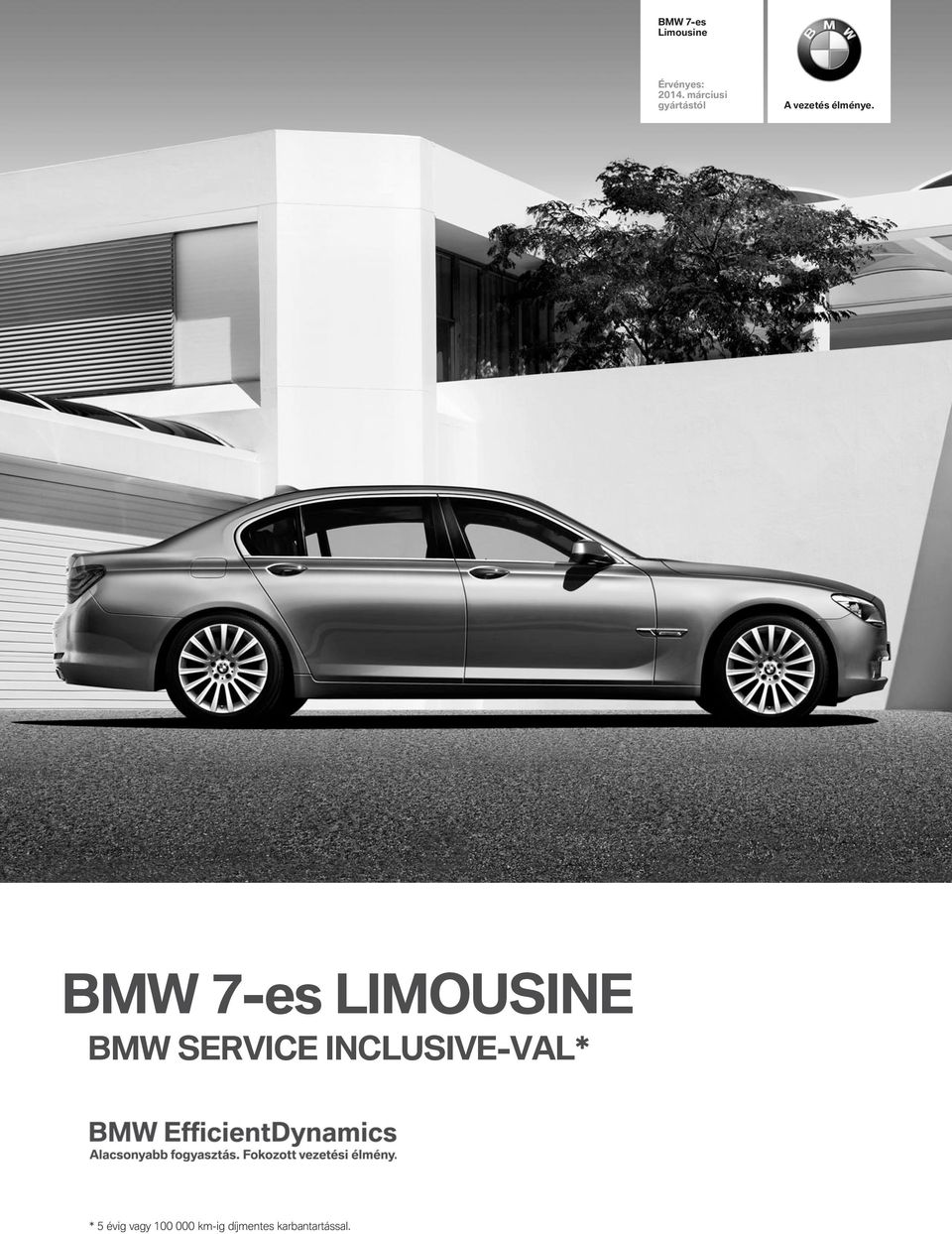 BMW 7-es LIMoUSINE BMW SERVICE