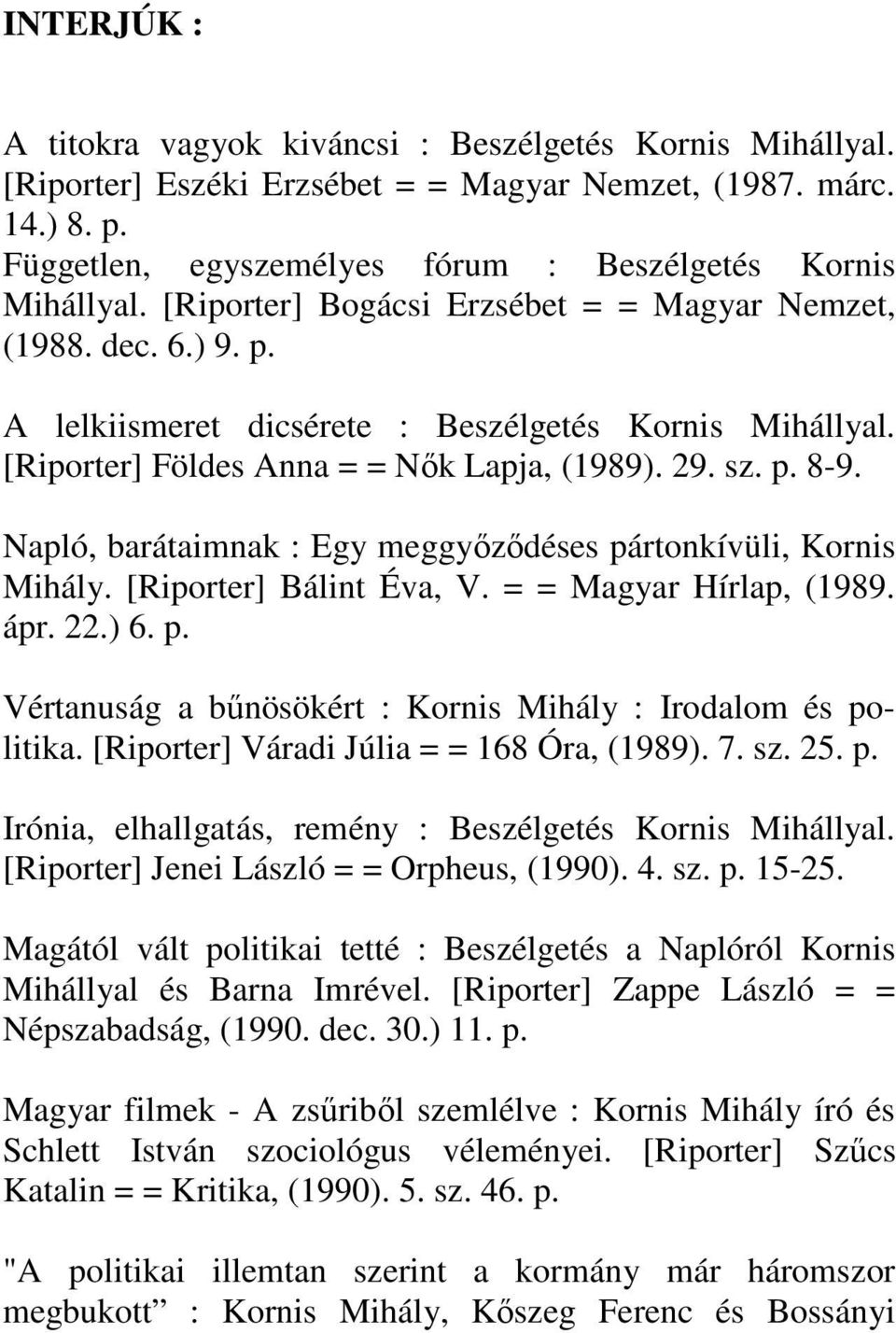 KORNIS MIHÁLY MISKOLC, PDF Free Download