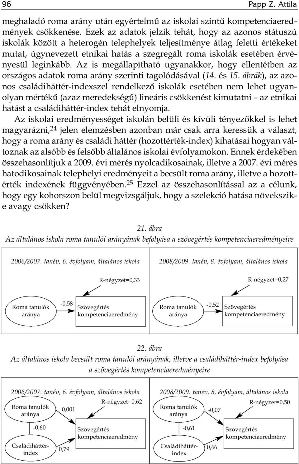 érvényesül leginkább. Az is megállapítható ugyanakkor, hogy ellentétben az országos adatok roma arány szerinti tagolódásával (14. és 15.