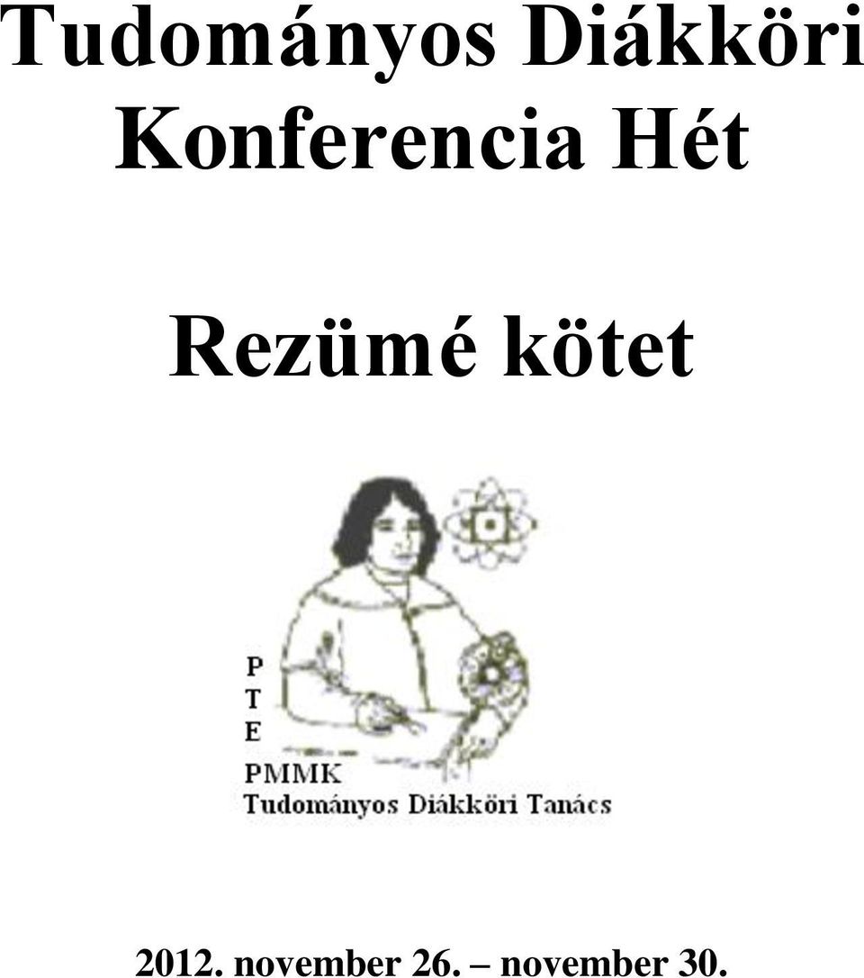 Rezümé kötet 2012.