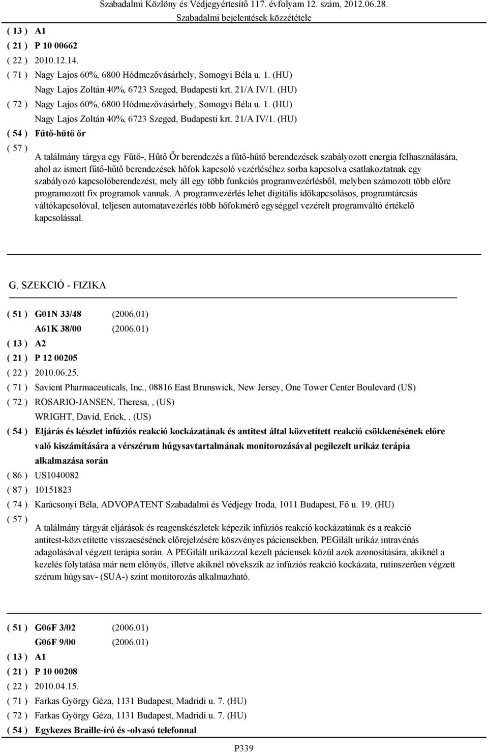 évfolyam 12. szám, 2012.06.28.