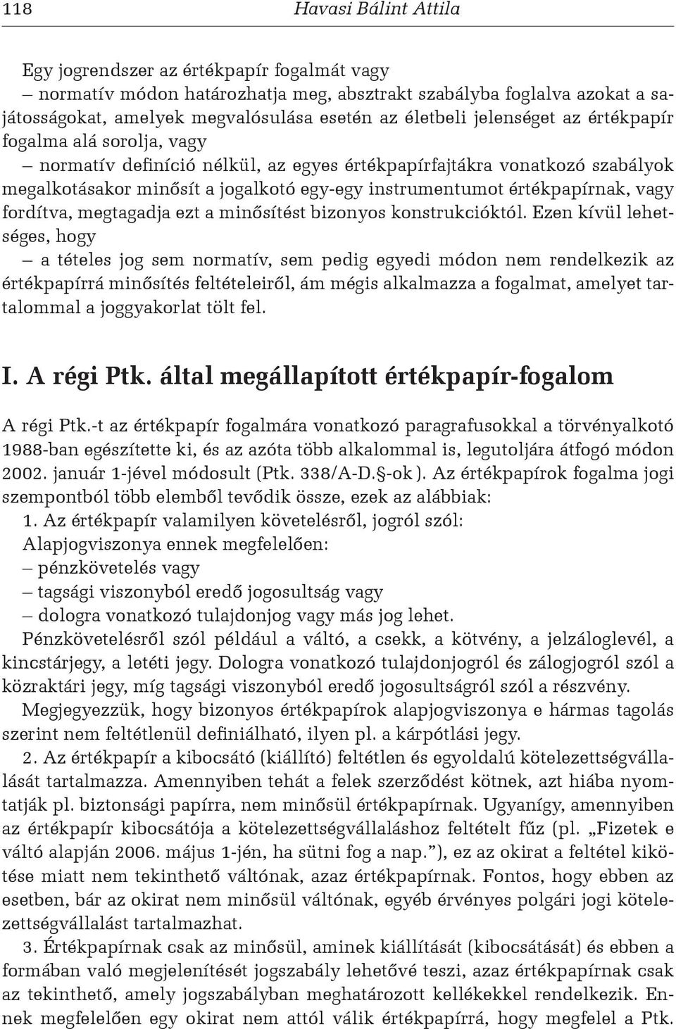 Az értékpapír fogalma a régi és az új magyar Ptk.-ban - PDF Free Download