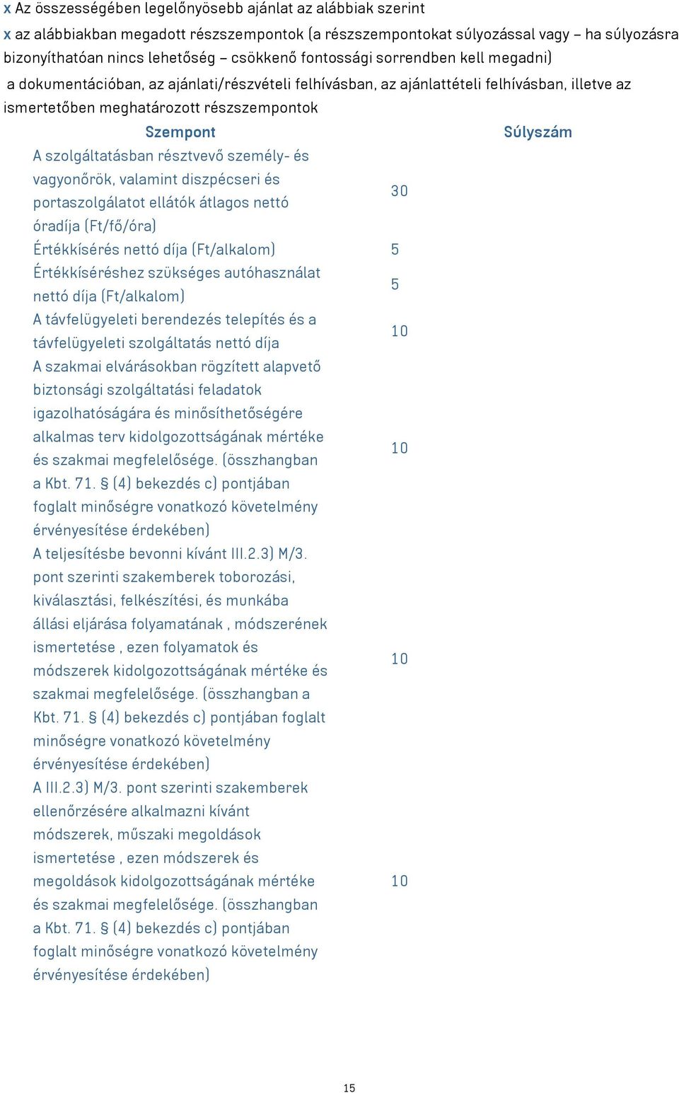 szolgáltatásban résztvevő személy- és vagyonőrök, valamint diszpécseri és 30 portaszolgálatot ellátók átlagos nettó óradíja (Ft/fő/óra) Értékkísérés nettó díja (Ft/alkalom) 5 Értékkíséréshez