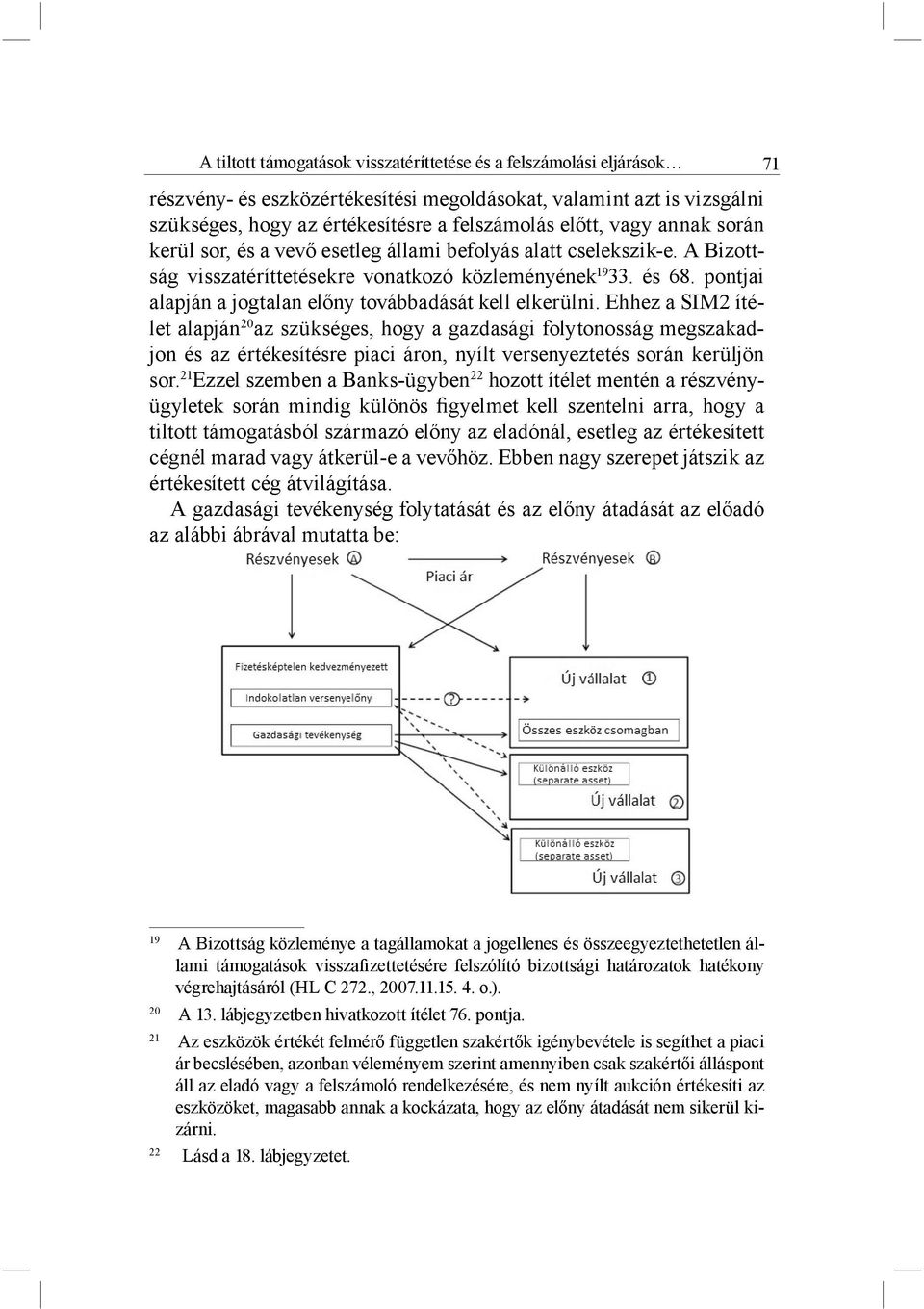 pontjai alapján a jogtalan előny továbbadását kell elkerülni.