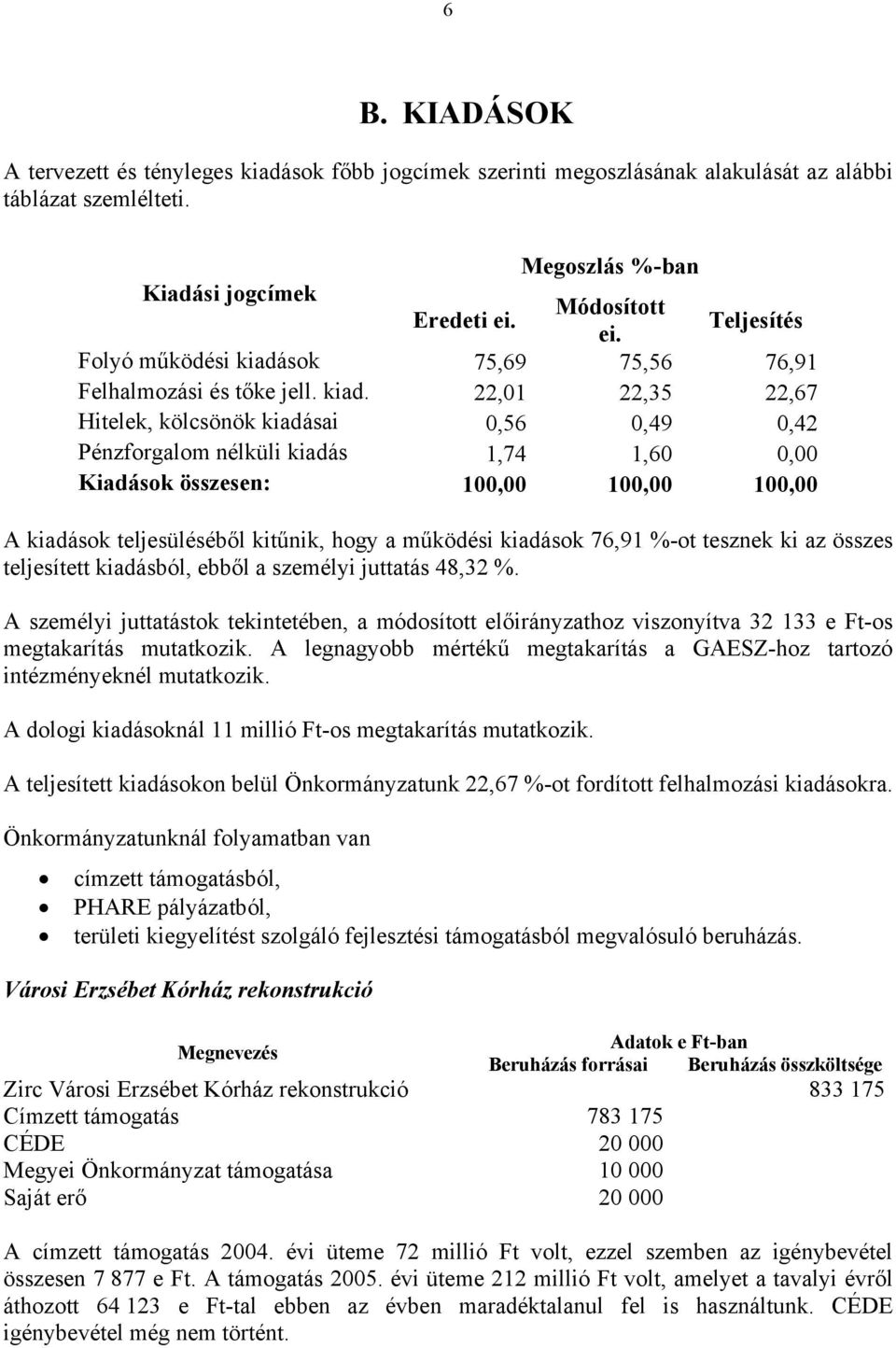 sok 75,69 75,56 76,91 Felhalmozási és tőke jell. kiad.