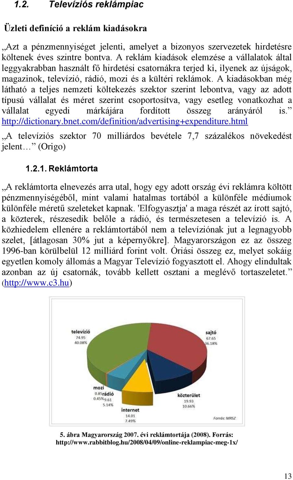 A kiadásokban még látható a teljes nemzeti költekezés szektor szerint lebontva, vagy az adott típusú vállalat és méret szerint csoportosítva, vagy esetleg vonatkozhat a vállalat egyedi márkájára
