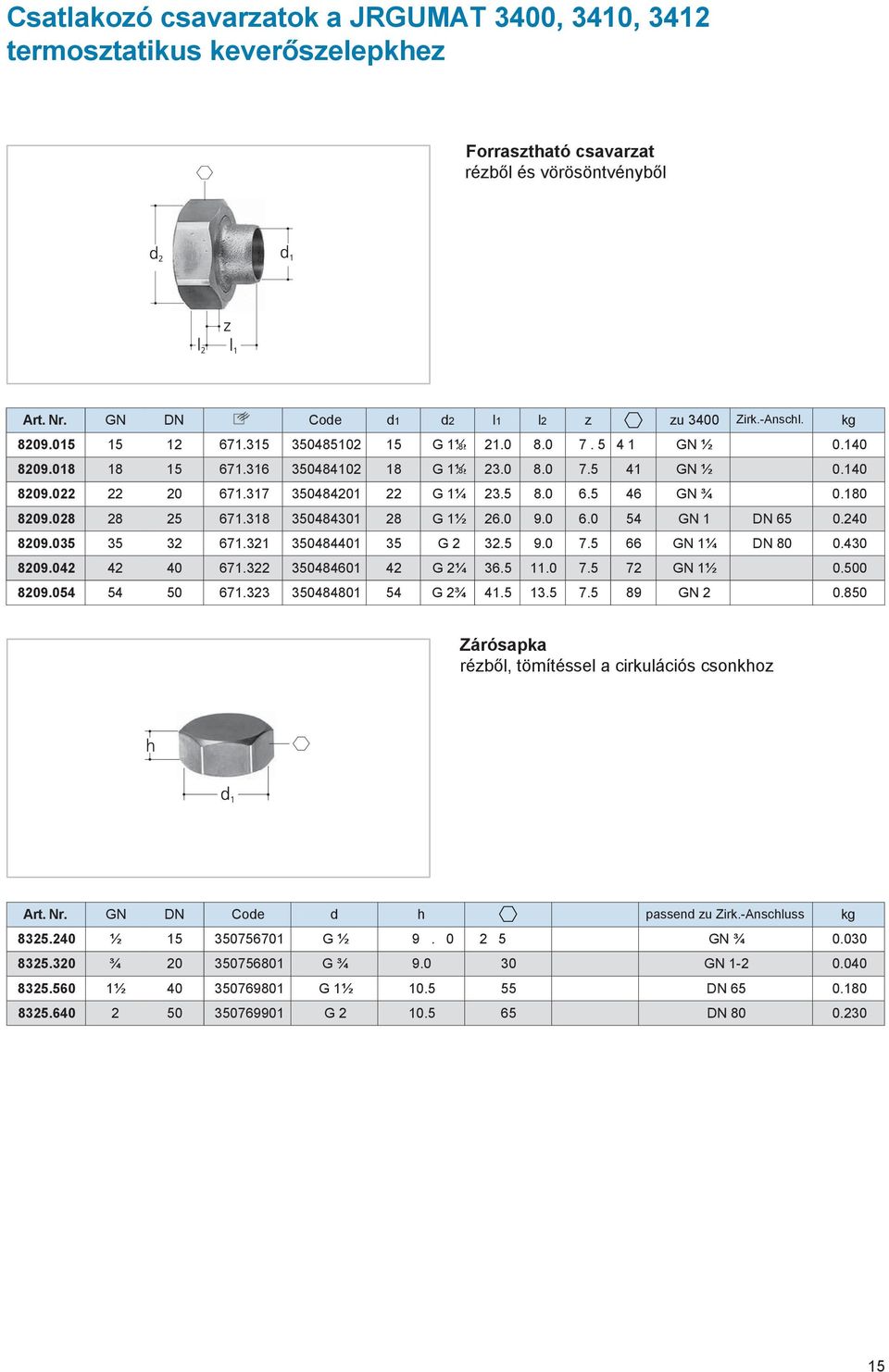180 8209.028 28 25 671.318 350484301 28 G 1½ 26.0 9.0 6.0 54 GN 1 DN 65 0.240 8209.035 35 32 671.321 350484401 35 G 2 32.5 9.0 7.5 66 GN 1¼ DN 80 0.430 8209.042 42 40 671.322 350484601 42 G 2¼ 36.