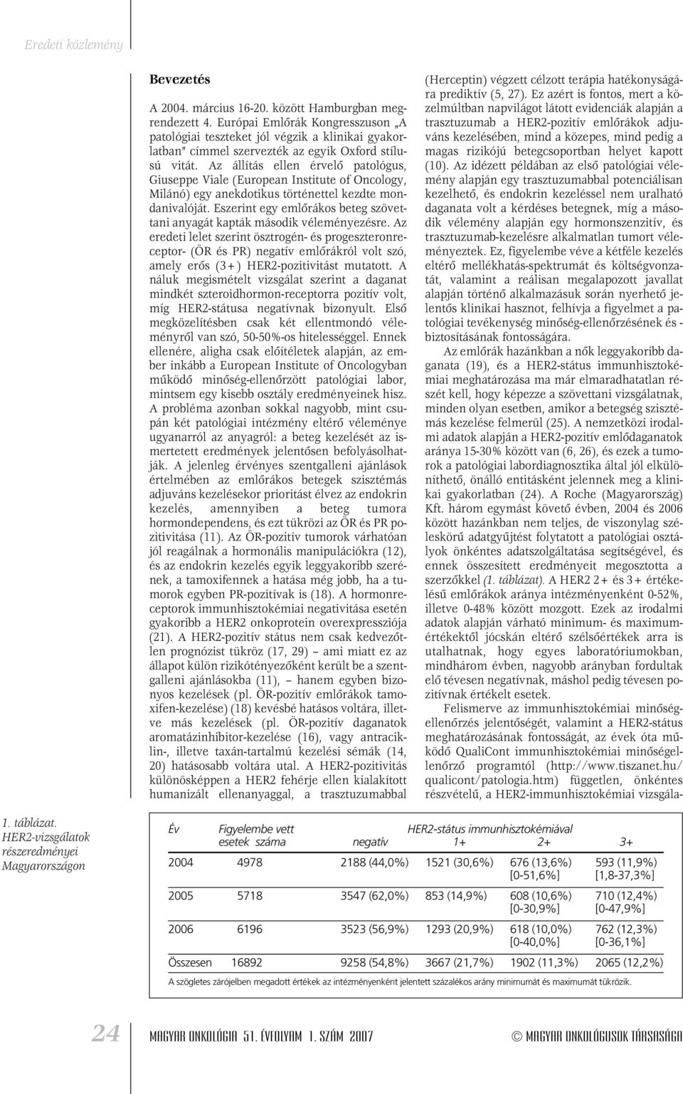 Az állítás ellen érvelô patológus, Giuseppe Viale (European Institute of Oncology, Milánó) egy anekdotikus történettel kezdte mondanivalóját.