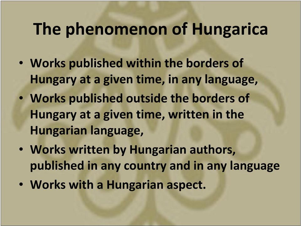 a given time, written in the Hungarian language, Works written by Hungarian