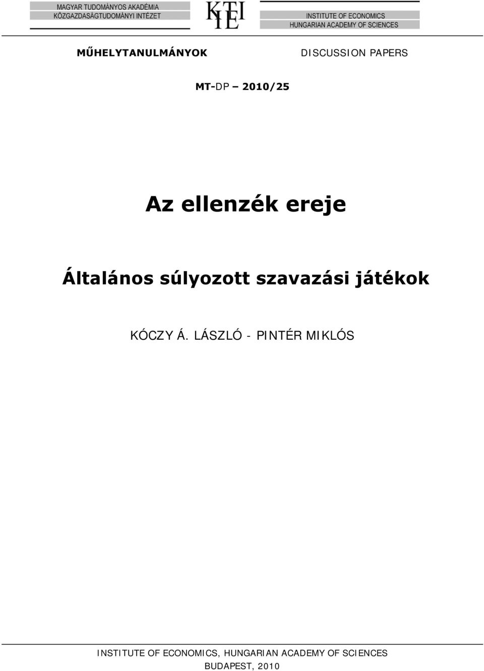 játékok KÓCZY Á.