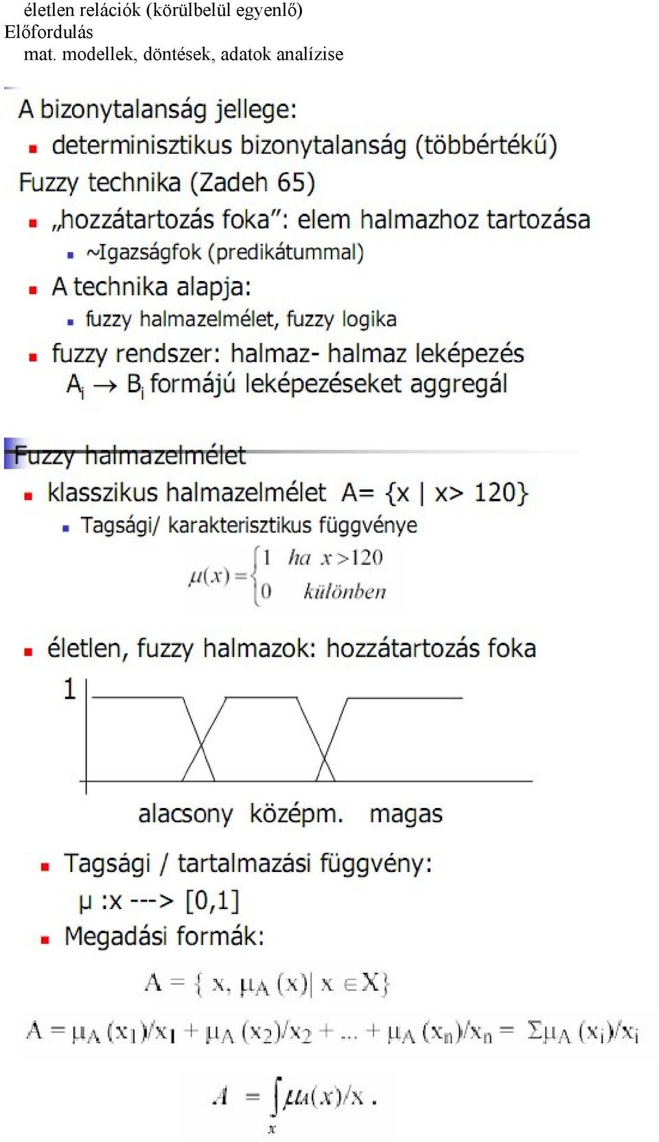 Előfordulás mat.