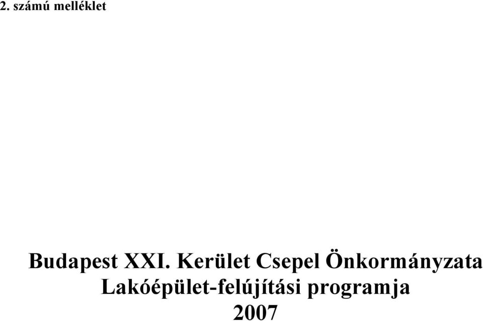 Kerület Csepel