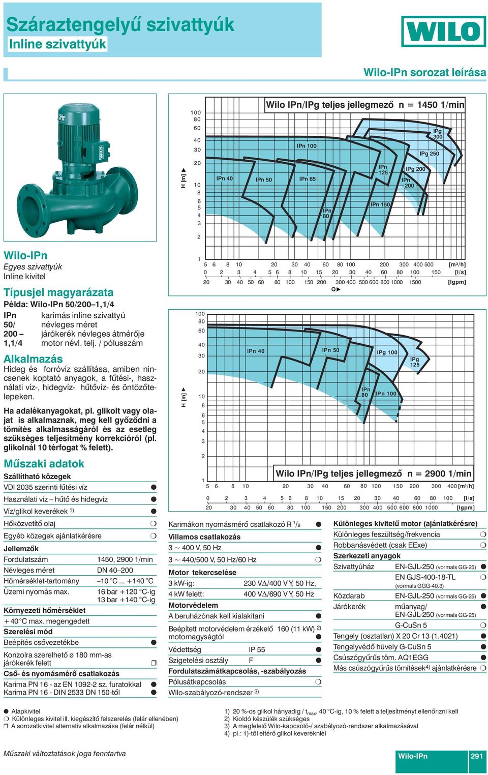 Száraztengelyû szivattyúk Inline szivattyúk - PDF Ingyenes letöltés