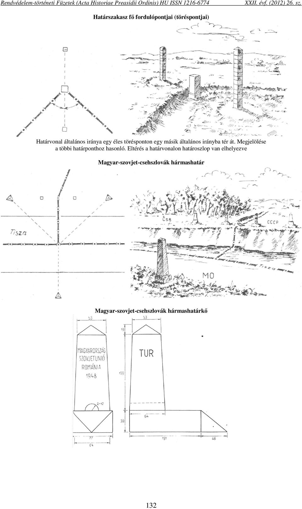 Megjelölése a többi határponthoz hasonló.