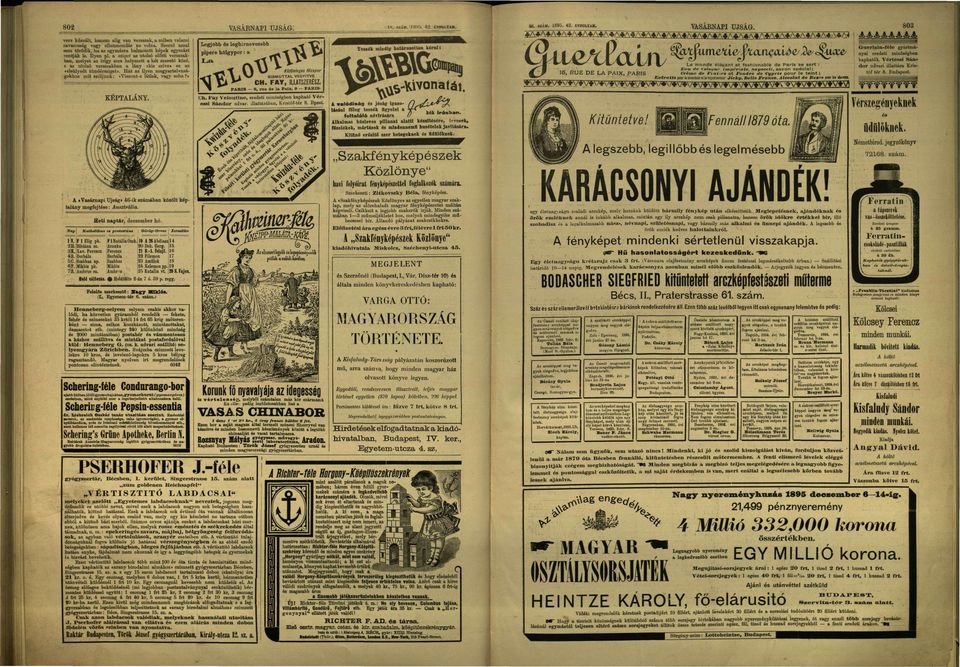 Hát z ilyen mgyrtlnsá gokhoz mit szóljunk: «Viszont-e látlk, vgy soh?i KÉPTALÁNY. ÍM. SZÁM. IN'.I.'I. 4 2. ÉVFOLYAM. N^ BISM Ú T T A L VEGYÍTVE [W CH. C H.