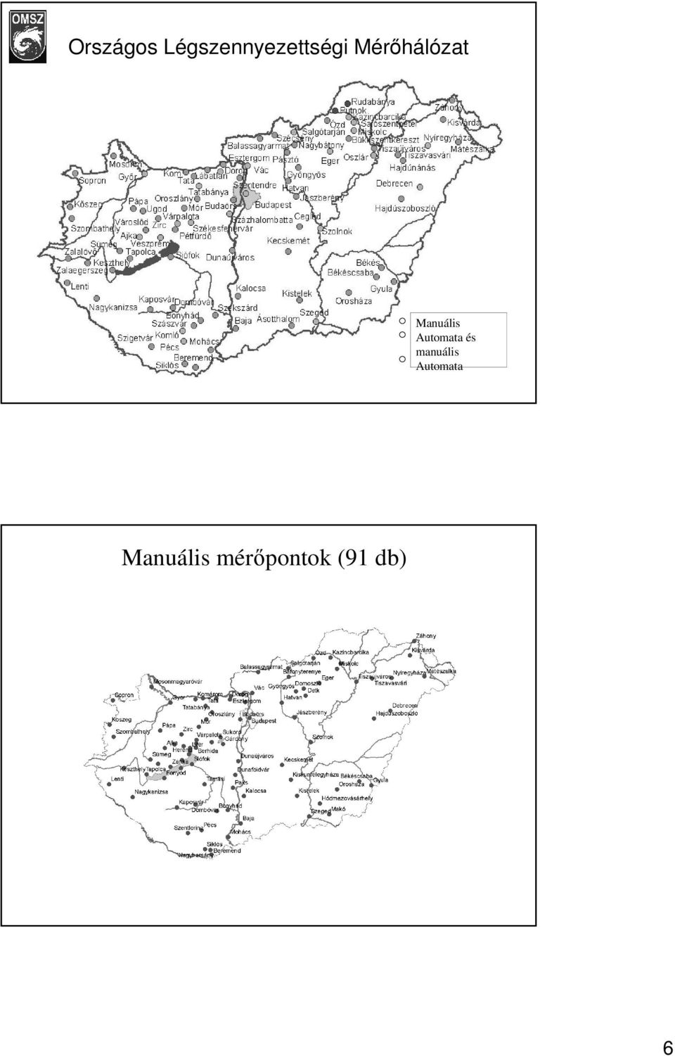 Mérőhálózat Manuális