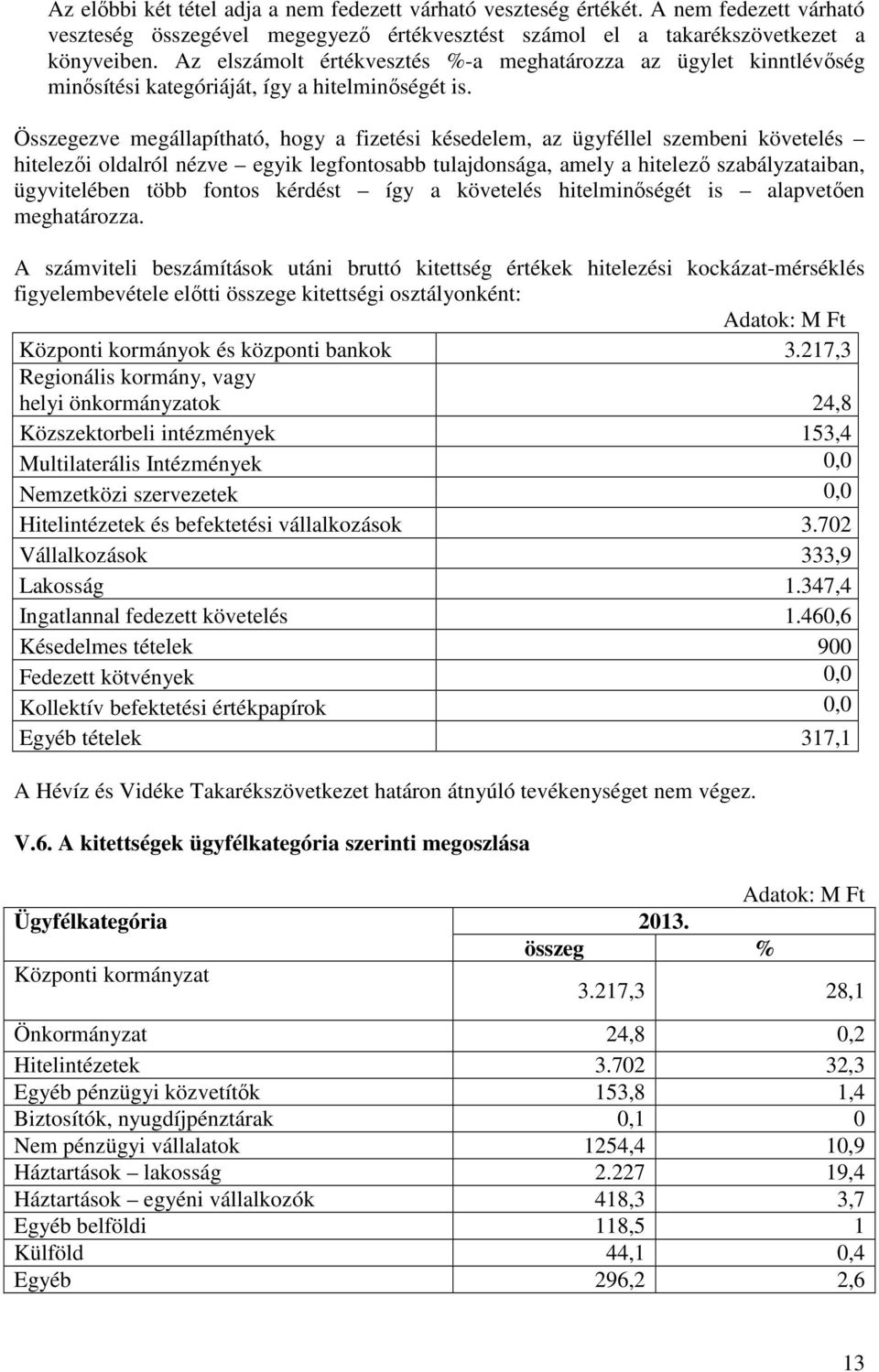 Összegezve megállapítható, hogy a fizetési késedelem, az ügyféllel szembeni követelés hitelezői oldalról nézve egyik legfontosabb tulajdonsága, amely a hitelező szabályzataiban, ügyvitelében több