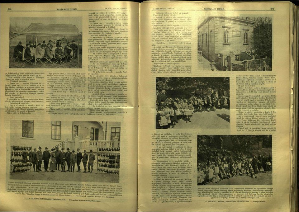 - - És többiek is, H bé kés, jámbor pogárok, nyugodt, ámos cs ádpák egyszerre feébredtek fárdt, ernyedt ápotukbó és görcsösen megmrkov botju kt, durván és kegyeten hrgtó csttnó hngon isméteték : -
