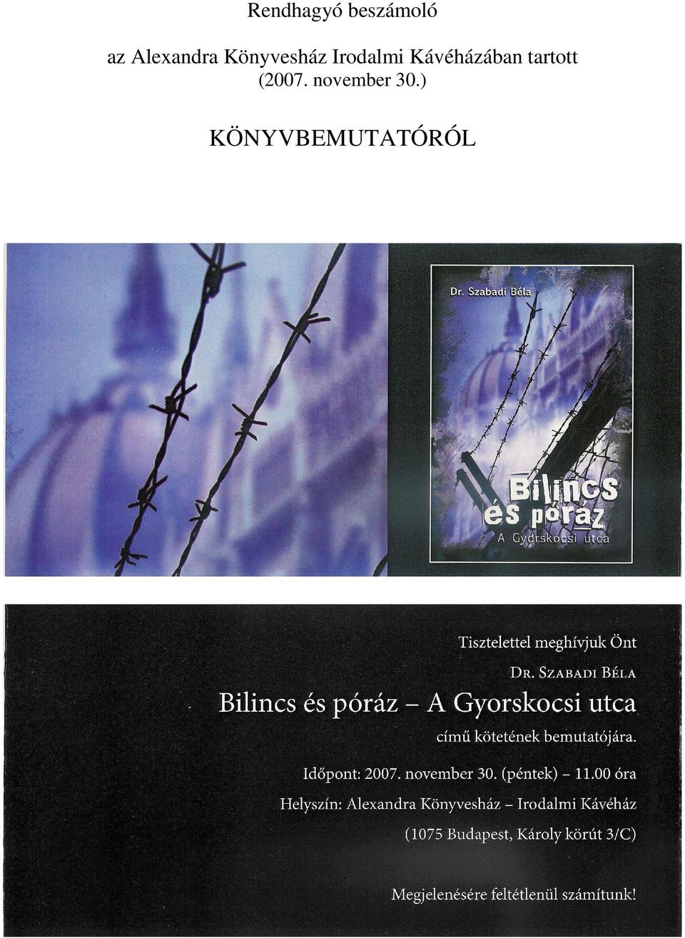 Irodalmi Kávéházában