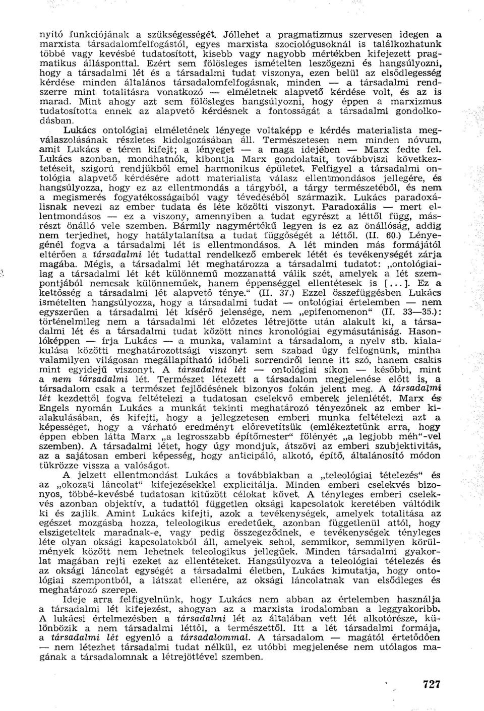 pragmatikus állásponttal.