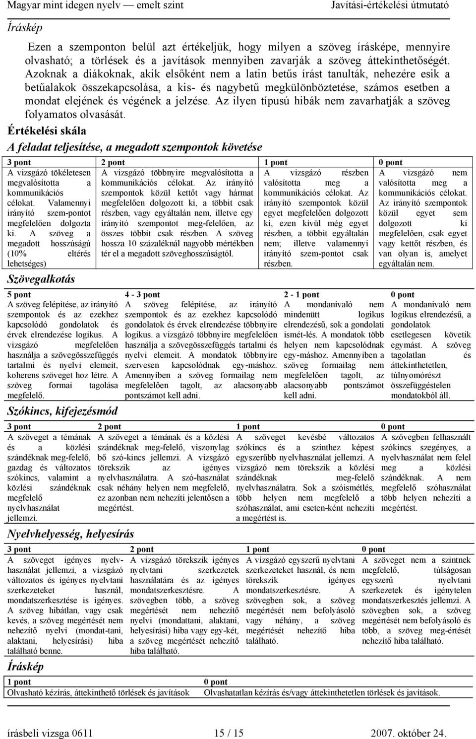 jelzése. Az ilyen típusú hibák nem zavarhatják a szöveg folyamatos olvasását.