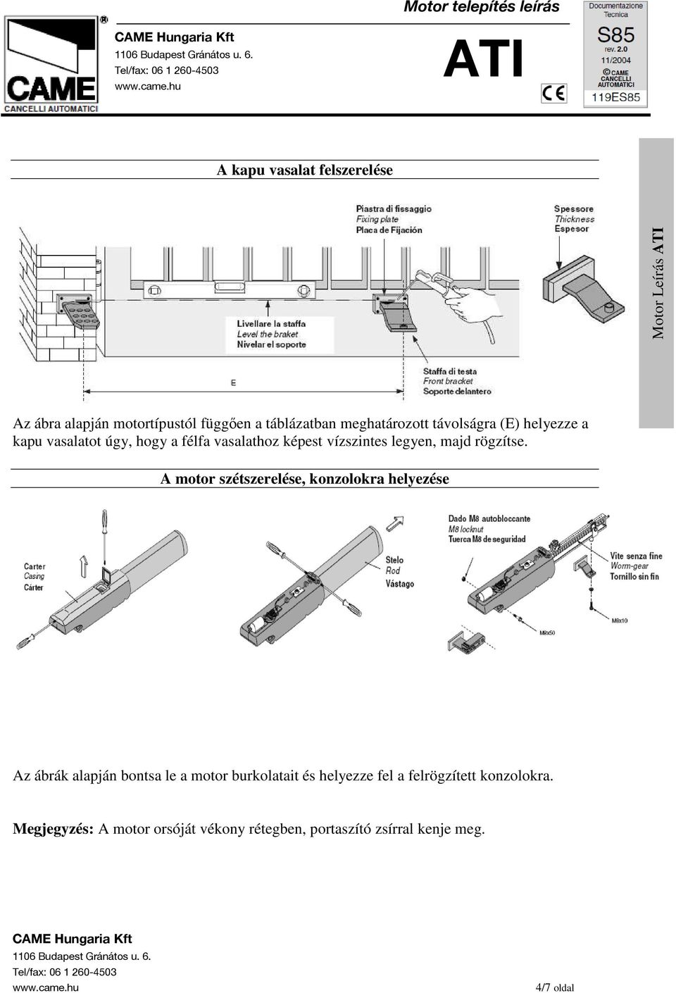 rögzítse.