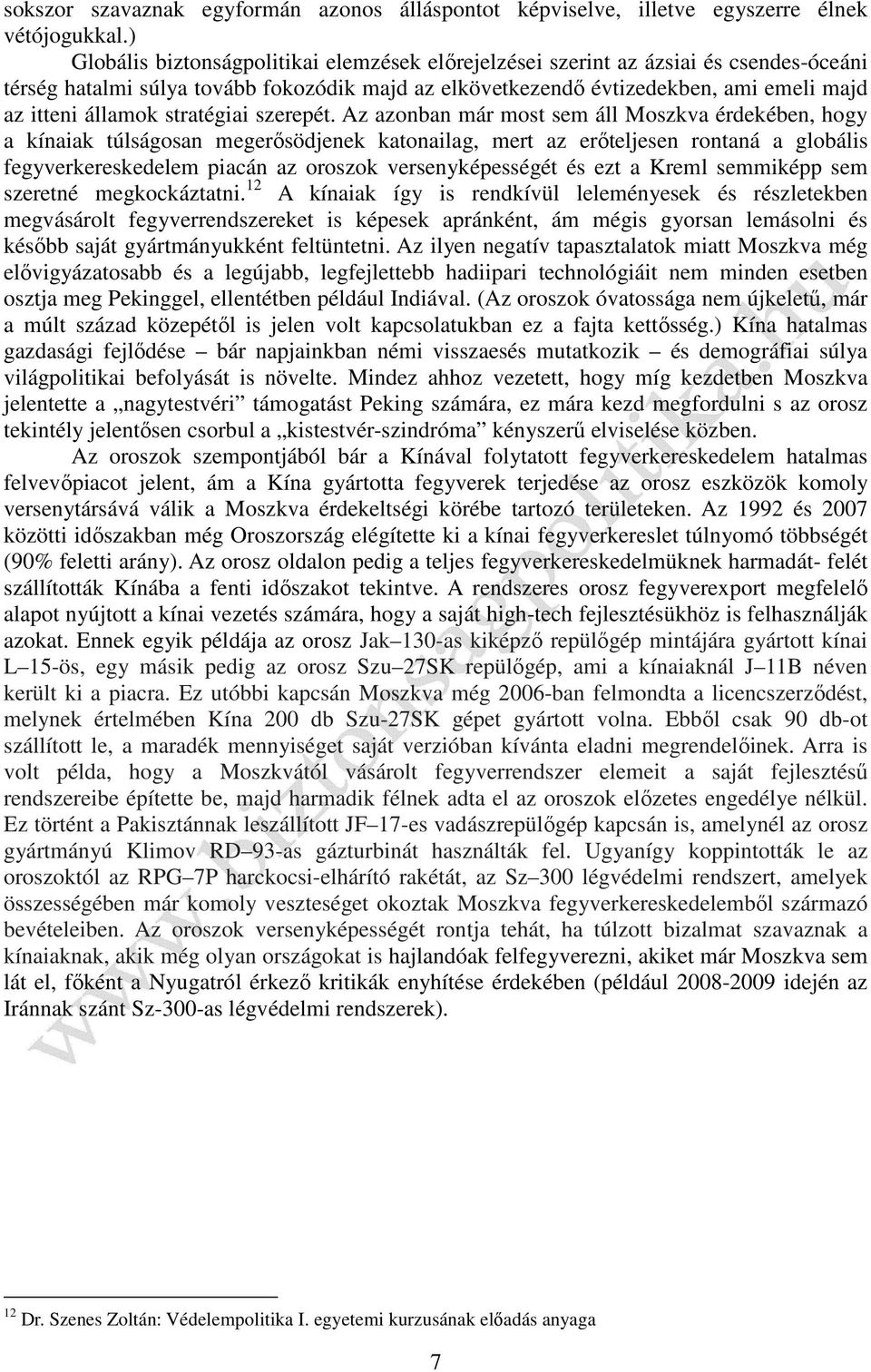 stratégiai szerepét.