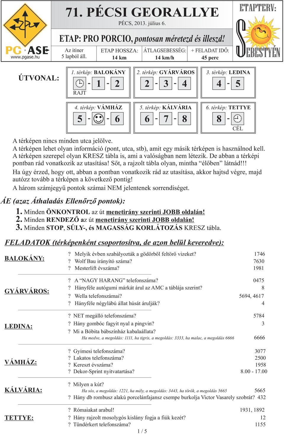 térkép: TETTYE 8 - CÉL A térképen nincs minden utca jelölve. A térképen lehet olyan információ (pont, utca, stb), amit egy másik térképen is használnod kell.