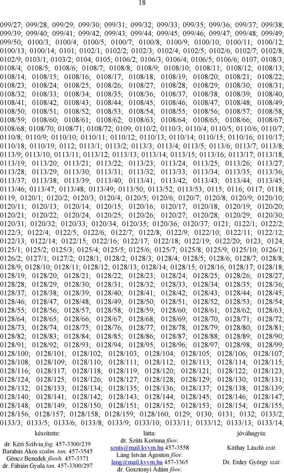 0106/3; 0106/4; 0106/5; 0106/6; 0107; 0108/3; 0108/4; 0108/5; 0108/6; 0108/7; 0108/8; 0108/9; 0108/10; 0108/11; 0108/12; 0108/13; 0108/14; 0108/15; 0108/16; 0108/17; 0108/18; 0108/19; 0108/20;