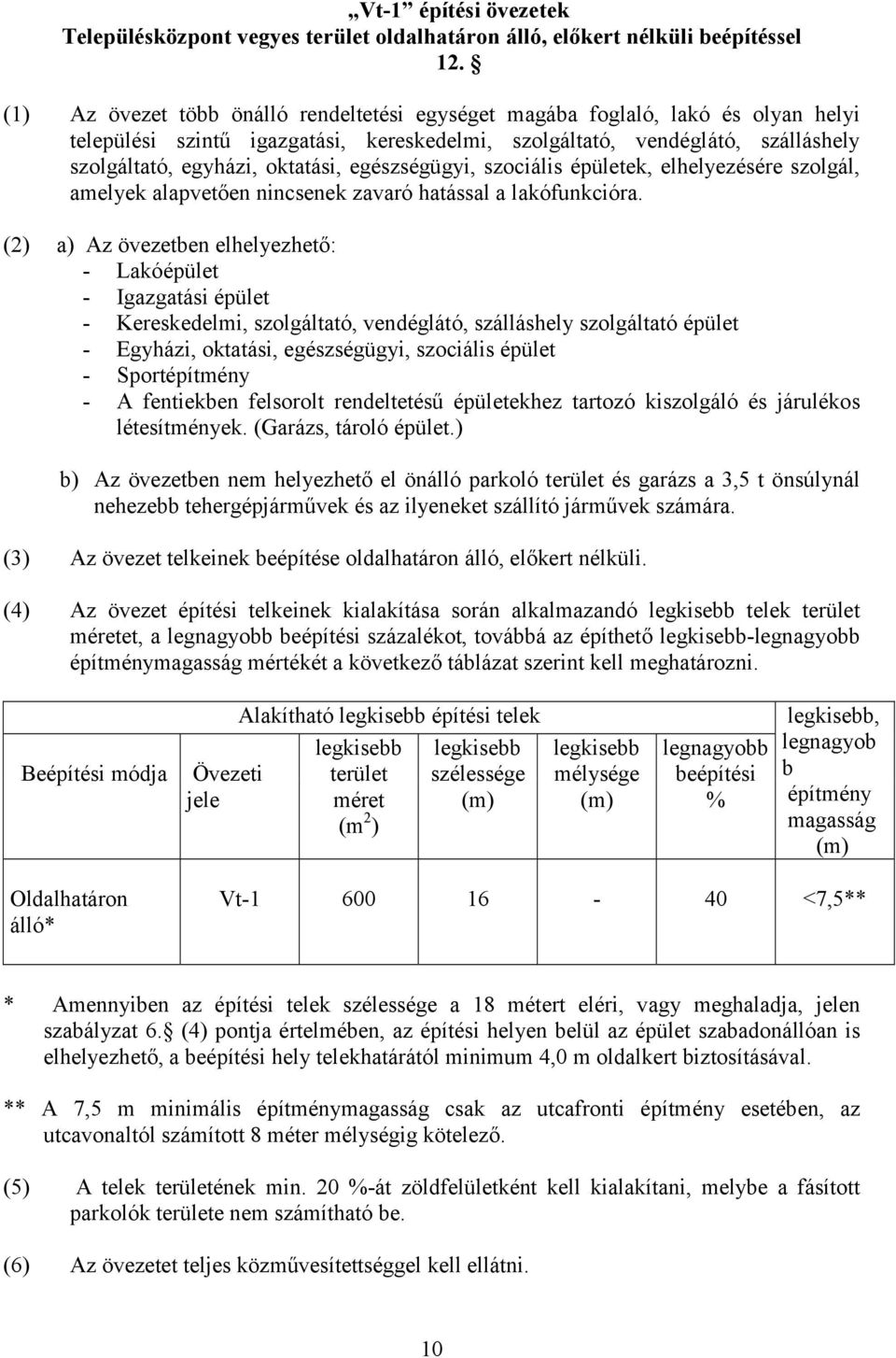 egészségügyi, szociális épületek, elhelyezésére szolgál, amelyek alapvetően nincsenek zavaró hatással a lakófunkcióra.