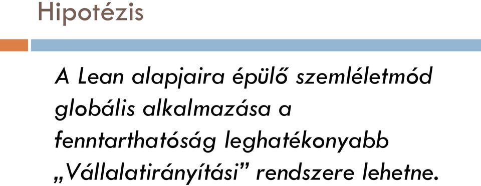 a fenntarthatóság leghatékonyabb