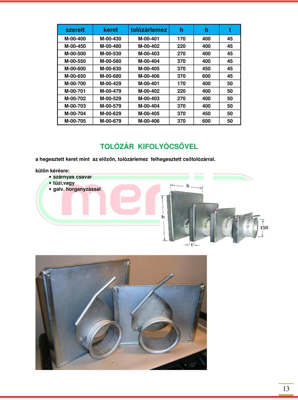 400 M-00-702 M-00-529 M-00-403 270 400 M-00-703 M-00-579 M-00-404 370 400 M-00-704 M-00-629 M-00-405 370 0 M-00-705 M-00-679 M-00-406 370 600