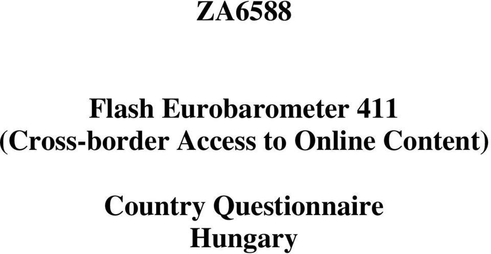 (Cross-border Access to