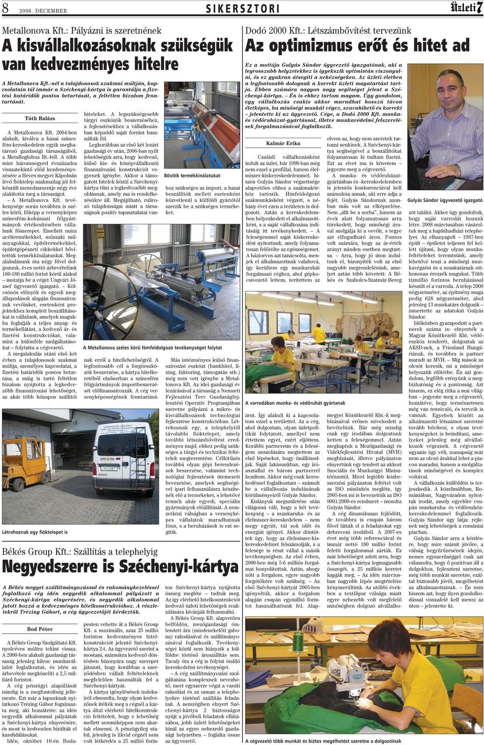 2004-ben alakult, kiválva a hazai színesfém-kereskedelem egyik meghatározó gazdasági társaságából, a Metalloglobus Rt.-bôl.