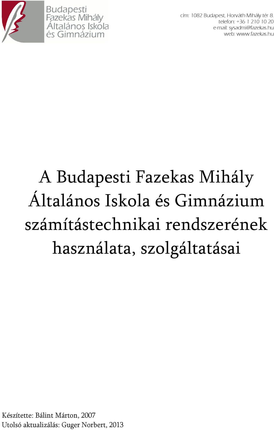 hu web: www.fazekas.